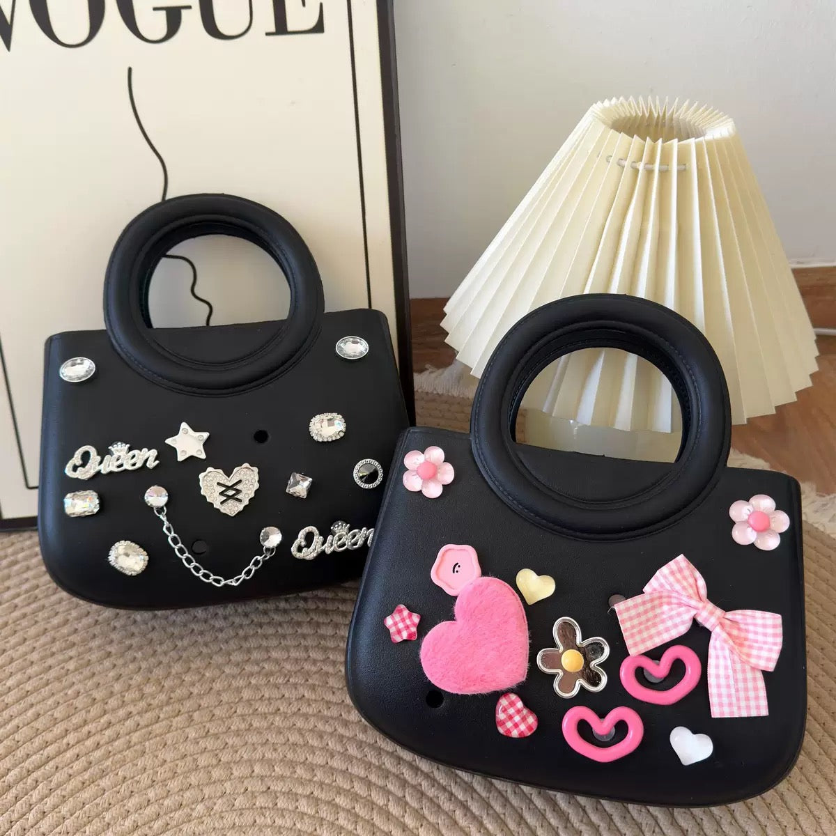 EVA colorful Handbag 9.1*3.5*6.9In