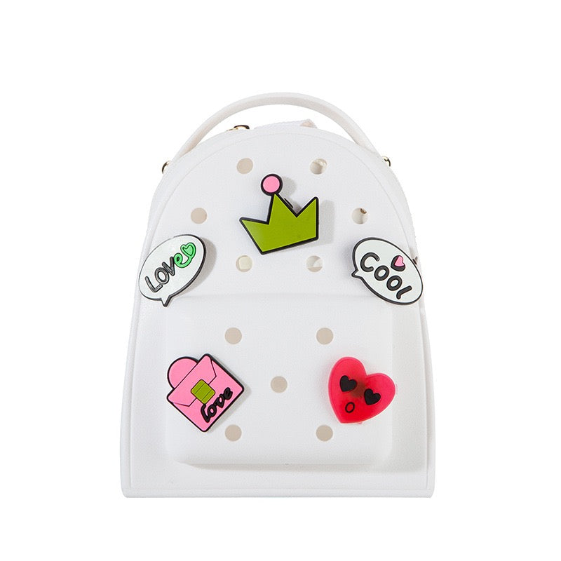 FB Hot Sale Silicone Children's Backpack DIY