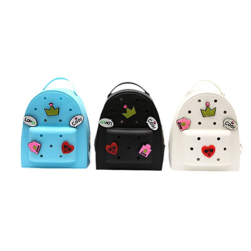 FB Hot Sale Silicone Children's Backpack DIY