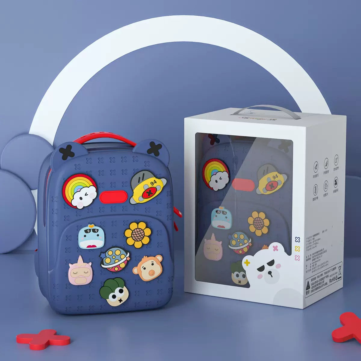 Children's Backpack DIY Pattern Backbone Protection and Load Reduction Gift