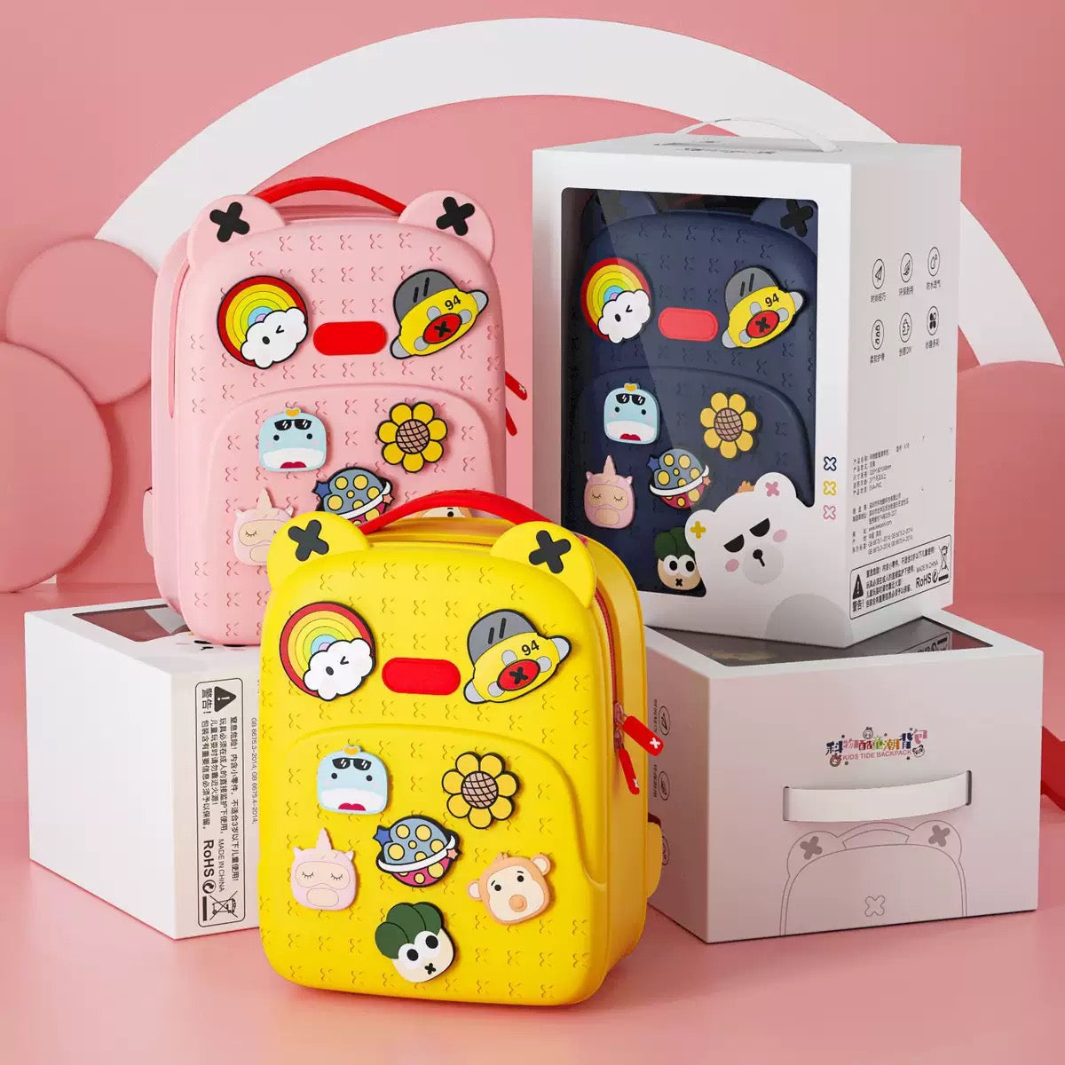 Children's Backpack DIY Pattern Backbone Protection and Load Reduction Gift