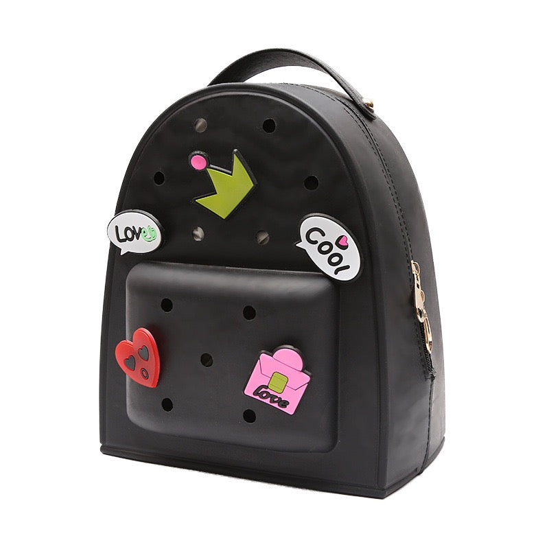 FB Hot Sale Silicone Children's Backpack DIY