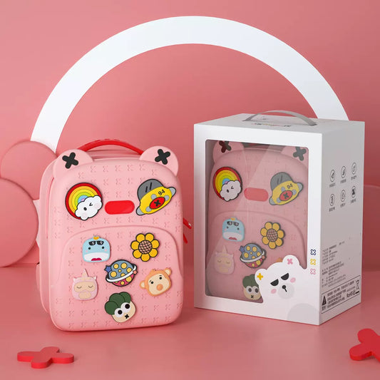 Children's Backpack DIY Pattern Backbone Protection and Load Reduction Gift