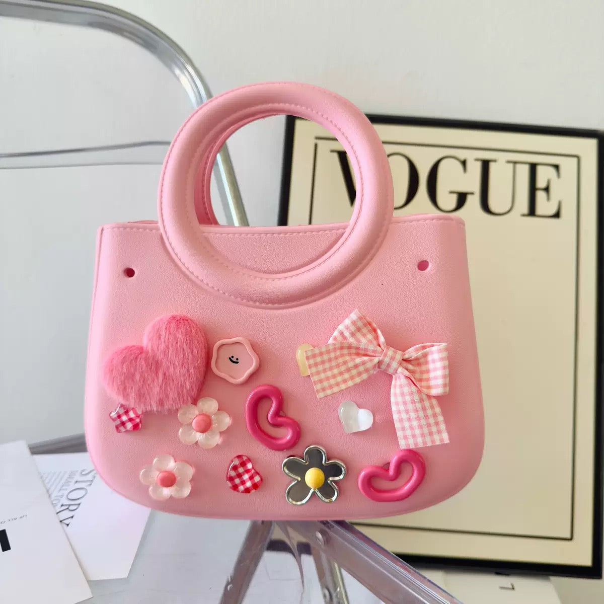 EVA colorful Handbag 9.1*3.5*6.9In