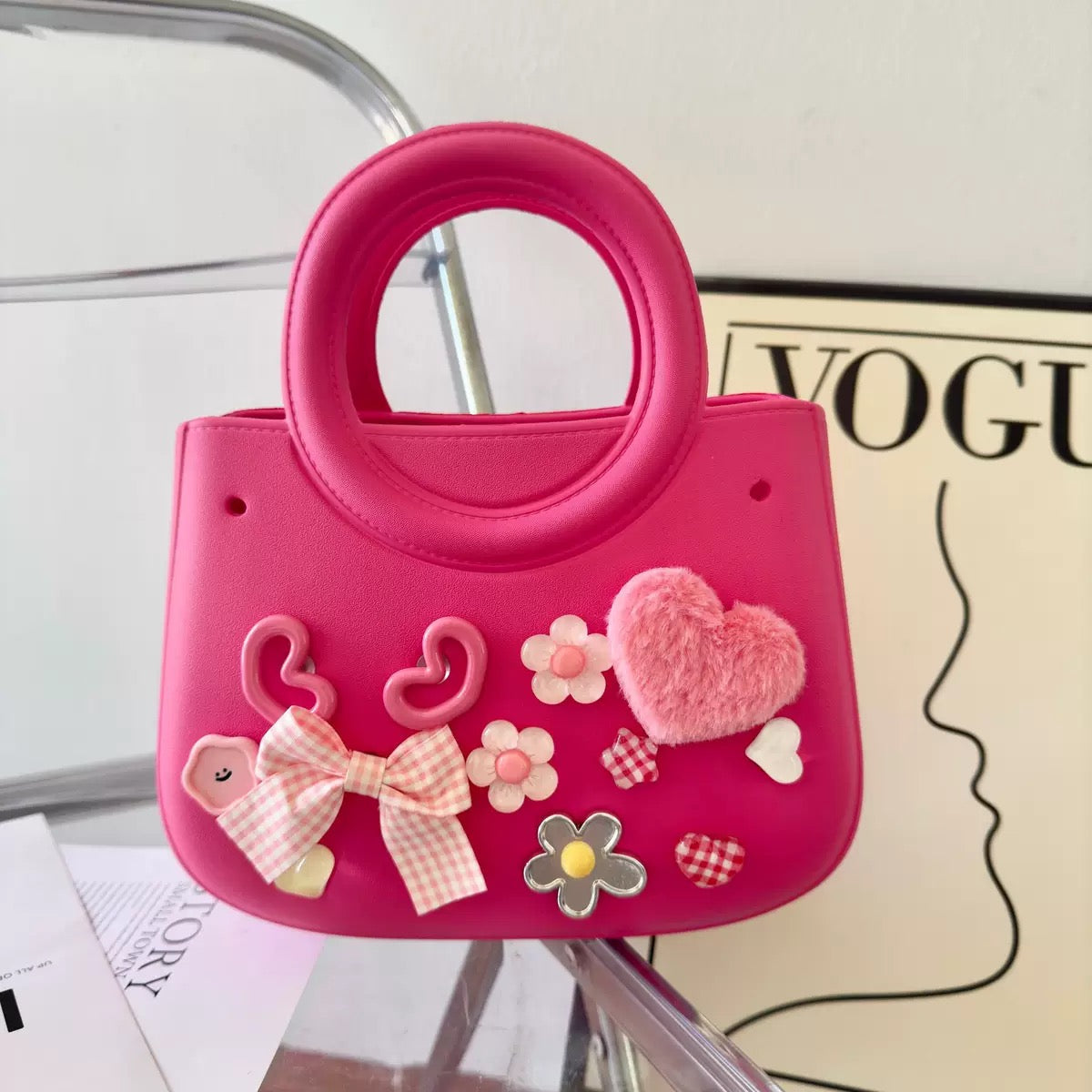 EVA colorful Handbag 9.1*3.5*6.9In